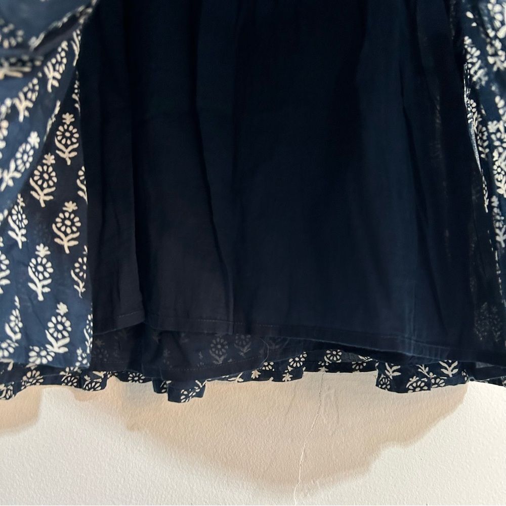 Emerson Fry India Collection Isla Dress 2 Marguerite Blue Organic Size XS/Small - Picture 6 of 14